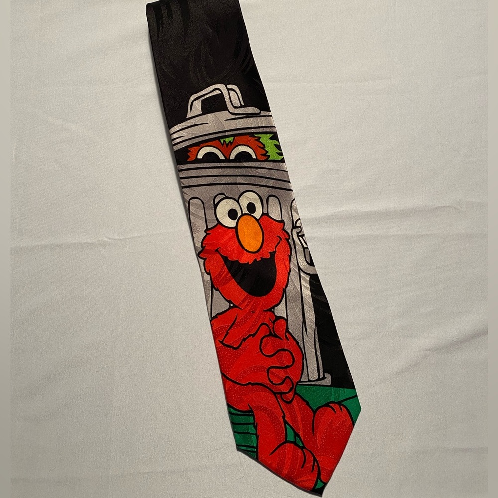 Sesame Street Elmo neck tie.
